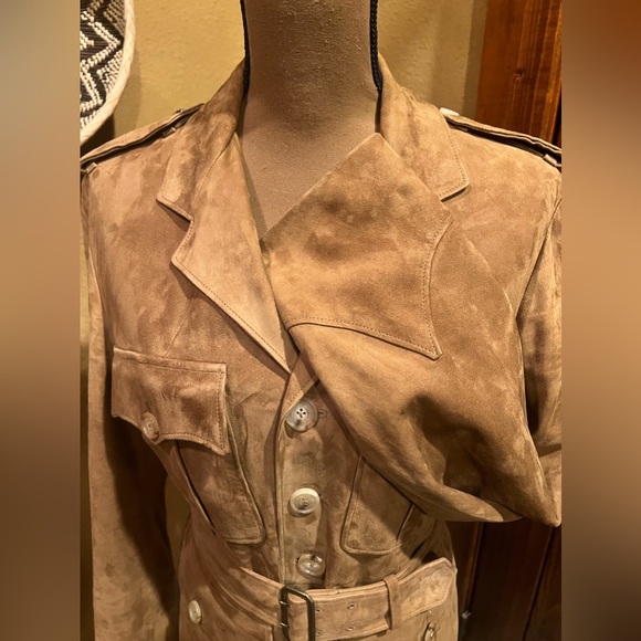 SOLD Ralph Lauren Purple Label Bryn Suede Jacket Size 12 - Picture 7 of 7